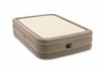 Intex 20in Queen Dura-Beam ThermaLux Airbed with QuickFill Plus Internal Pump New