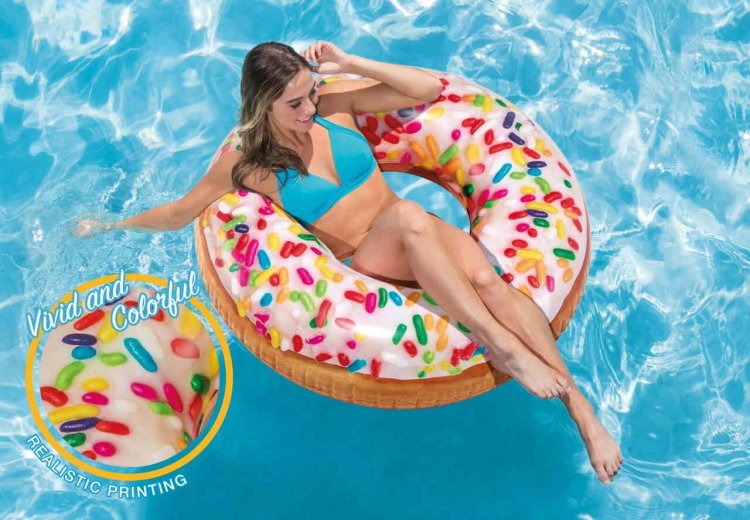 Intex Sprinkle Donut Tube New