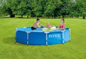Intex 10ft X 30in Metal Frame Pool Set New