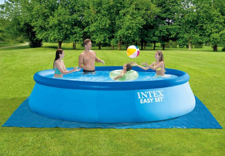 Intex 15ft X 42in Easy Set Pool Set New