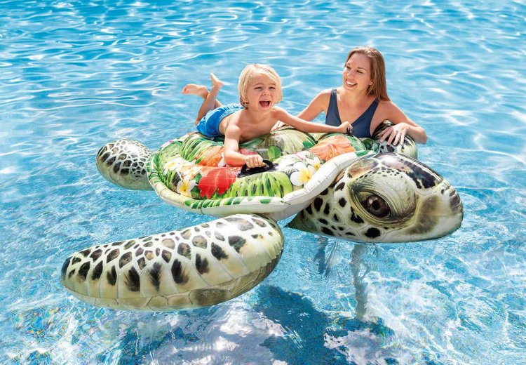 Intex Realistic Sea Turtle Ride-On New