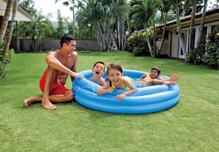 Intex Crystal Blue Pool, 58in X 13in New