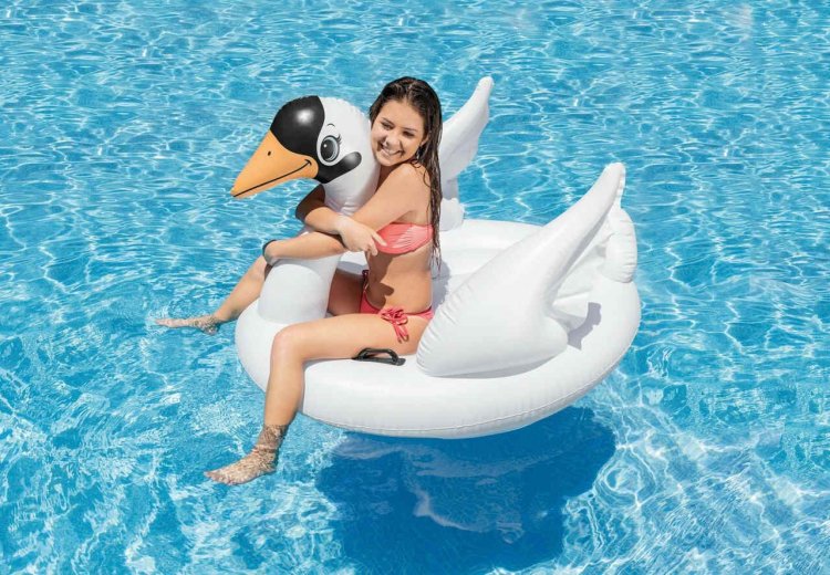 Intex Majestic Swan Ride-On New