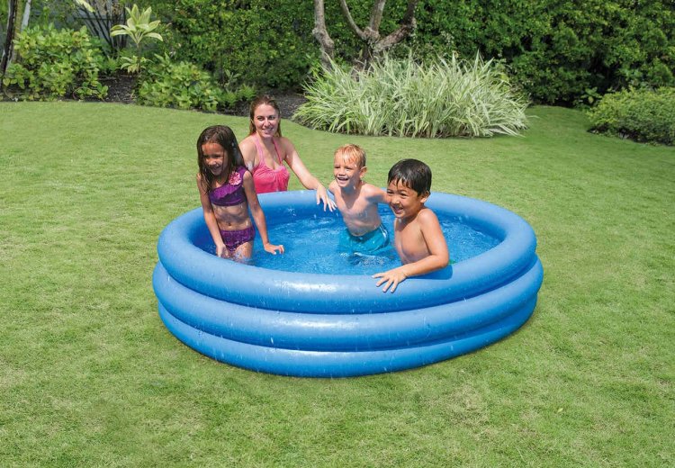 Intex Crystal Blue Pool, 66in X 15in New