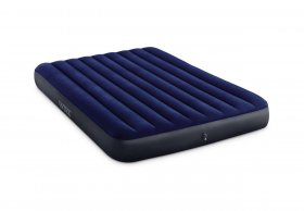 Intex 10in Queen Dura-Beam Classic Downy Airbed New