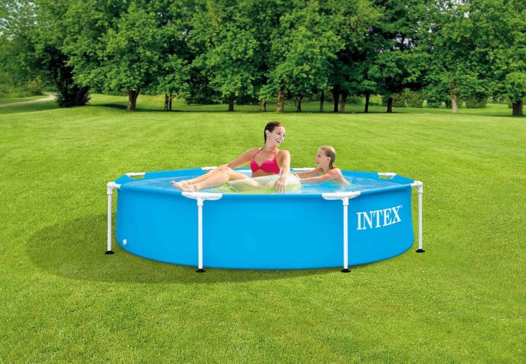 Intex 8ft X 20in Metal Frame Pool New