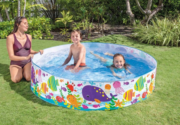 Intex 6ft X 15in Ocean Play Snapset Pool New