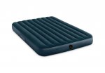 Intex 10in Queen Dura-Beam Midnight Green Downy Airbed New