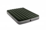 Intex 10in Full Dura-Beam Prestige Downy Airbed with Hand-held Battery Air Pump New